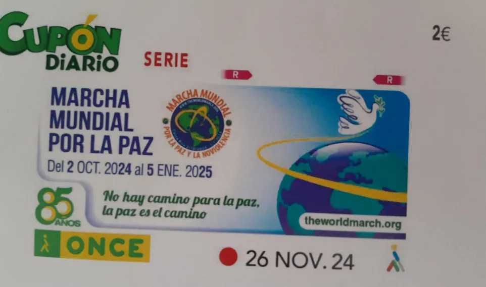 ONCE y Marcha por la paz