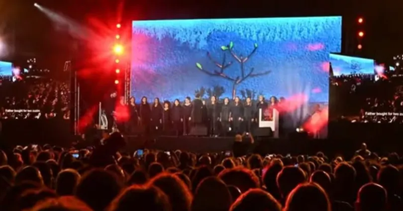 Foto de combatientes por la paz